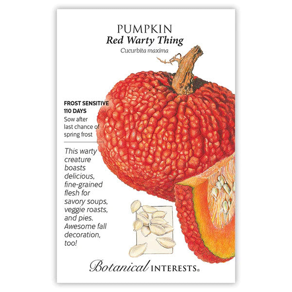 Botanical Interests - Red Warty Thing Pumpkin Seeds