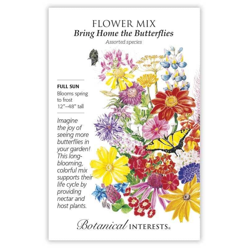 Botanical Interests - Bring Home the Butterflies Mix Seeds