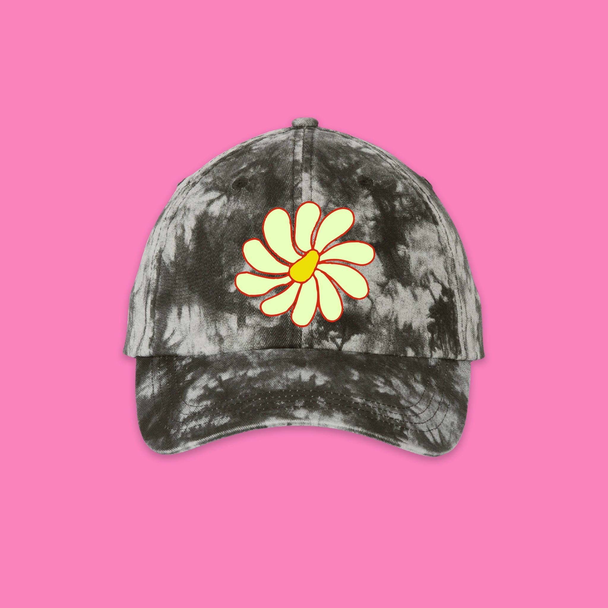 NYBG Tie Dye Flower Power Baseball Hat | Black – NYBG SHOP