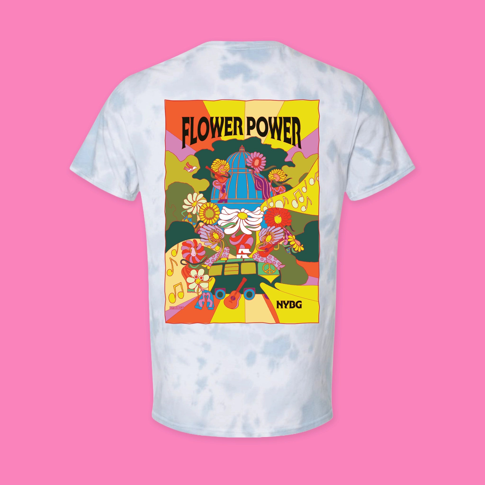 NYBG Flower Power Adult Tie-Dye T-Shirt – NYBG SHOP