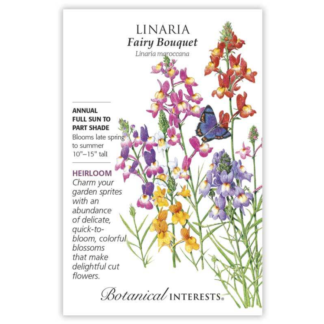 Botanical Interests - Linaria Fairy Bouquet Seeds