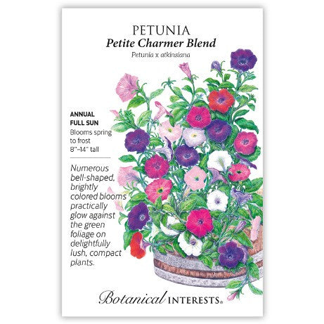 Botanical Interests - Petite Charmer Blend Petunia