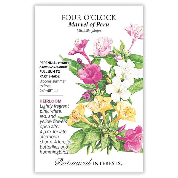Botanical Interests - Marvel Of Peru Four O'Clock Seeds