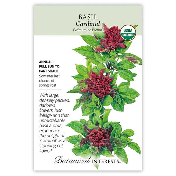 Botanical Interests - Cardinal Basil