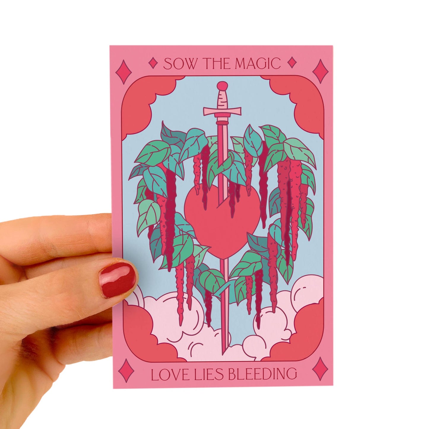 love lies bleeding flower seeds Love Lies Bleeding | Tarot Seed Packet