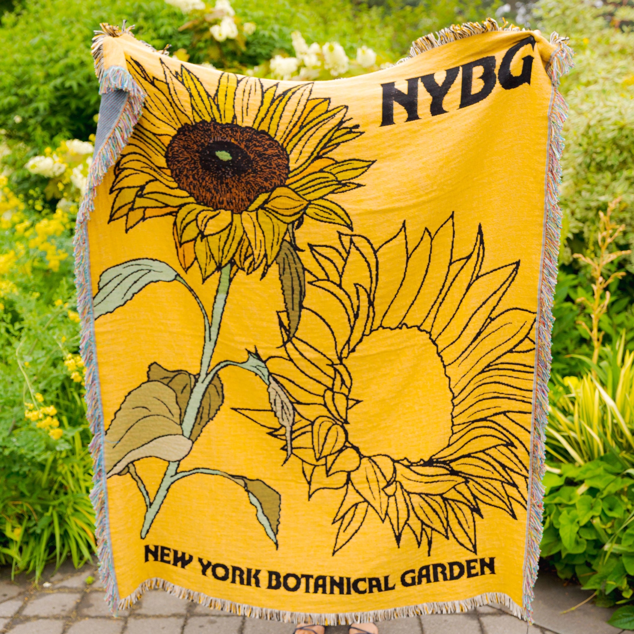 NYBG Sunflower Blanket - Thumbnail 3