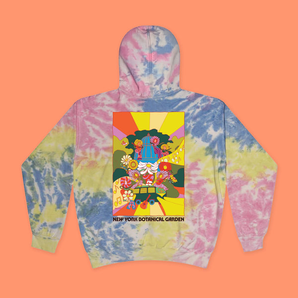 NYBG Flower Power Youth Tie-Dye Hoodie – NYBG SHOP