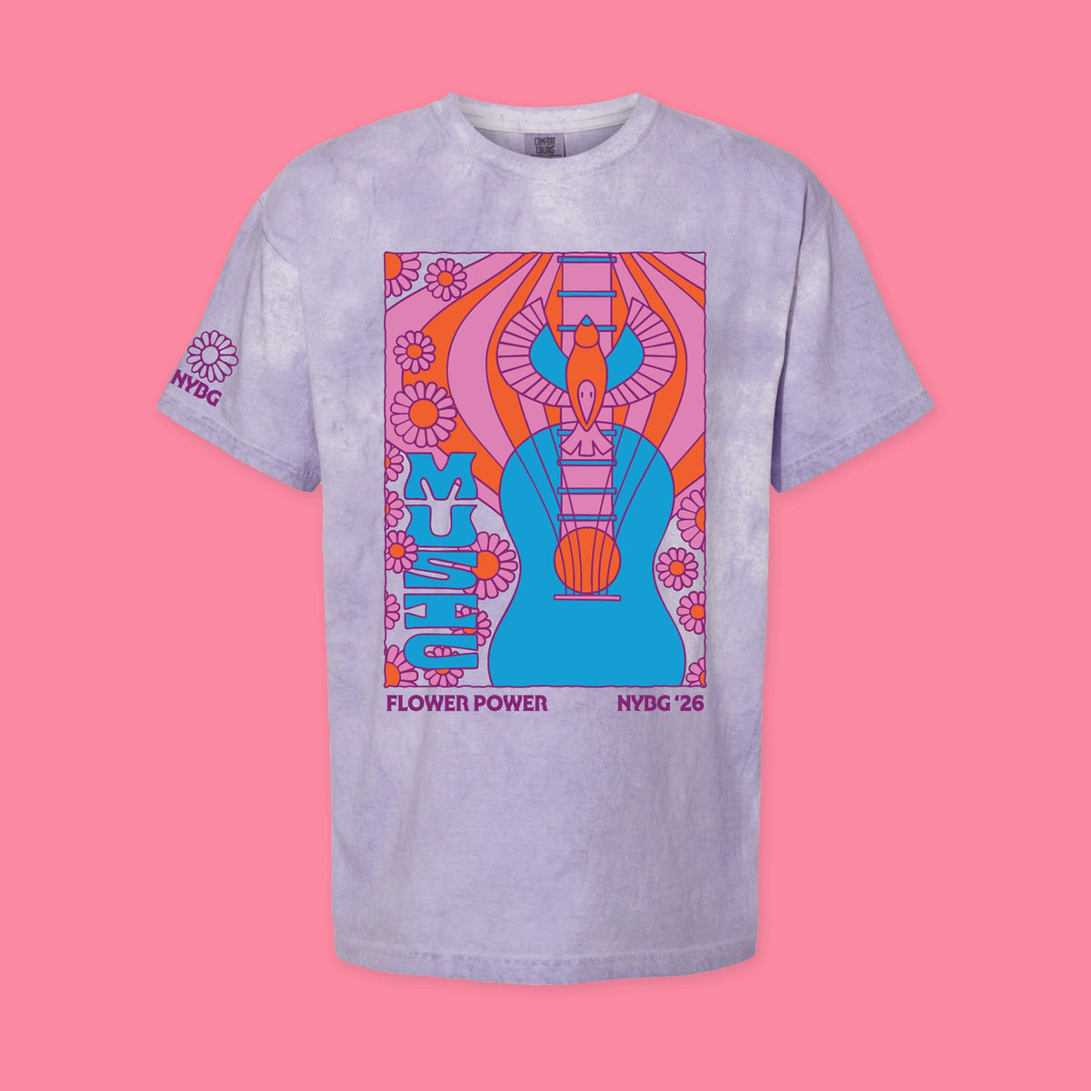 NYBG Flower Power Music Adult T-Shirt – NYBG SHOP