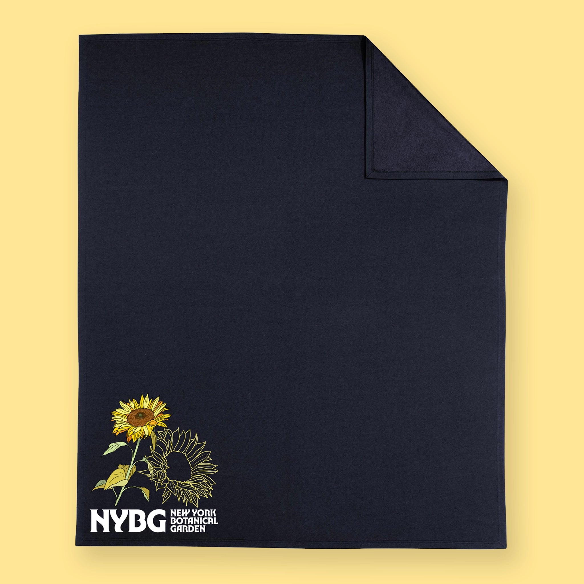 NYBG Sunflower Blanket - Thumbnail 2