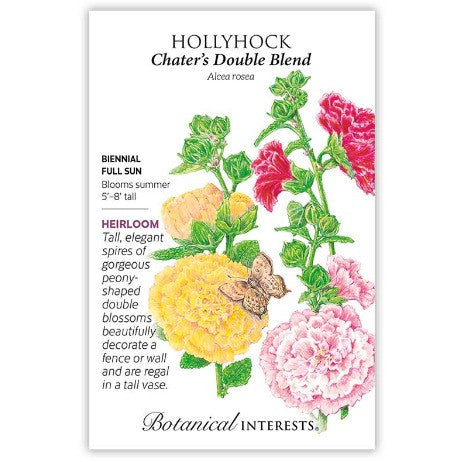 Botanical Interests - Chater's Double Hollyhock