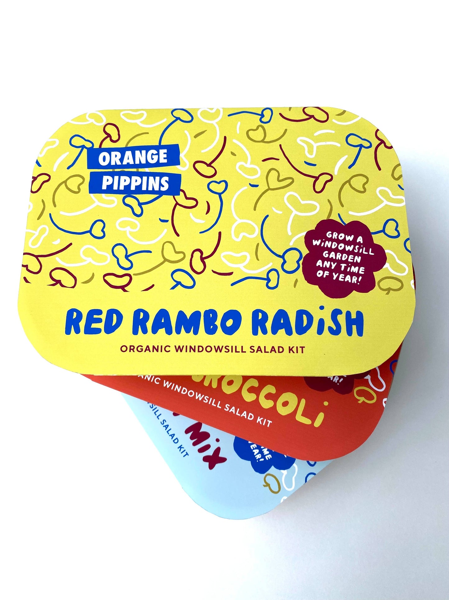 Windowsill Salad Kit|ORGANIC Red Rambo Radish – NYBG SHOP