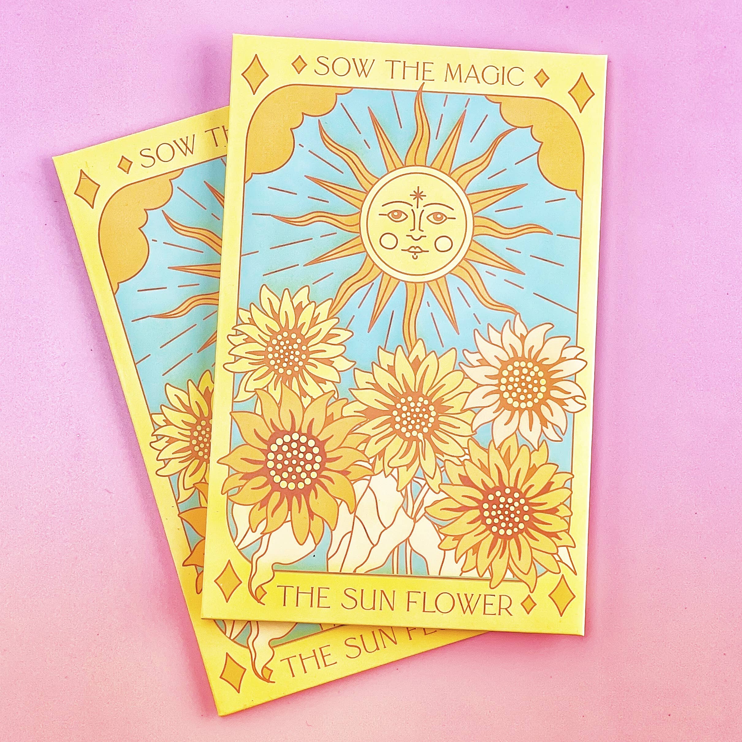 The Sunflower (Ring of Fire) Tarot Garden and Gift Seed Packet - Thumbnail 2