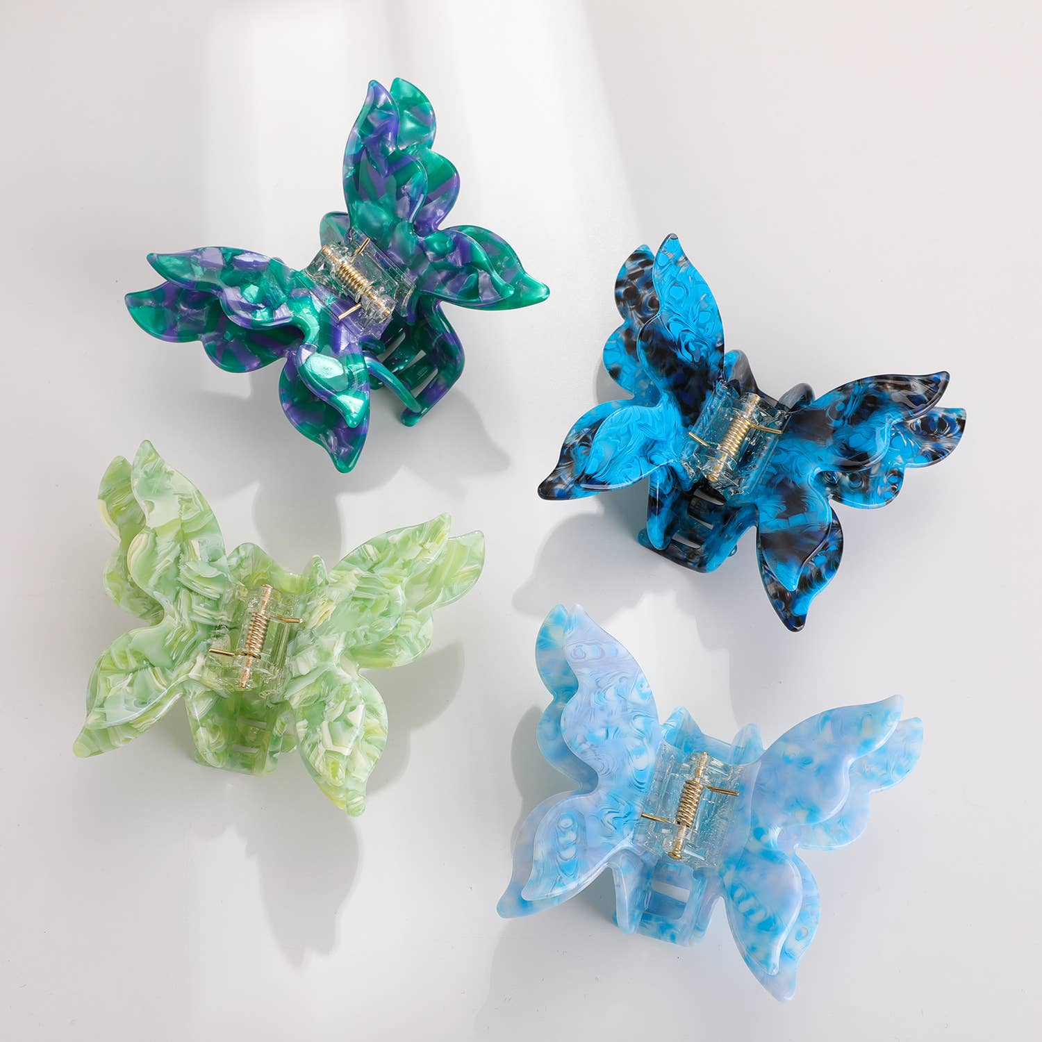 Bella Blue | Medium Double Butterfly Claw Clip – NYBG SHOP