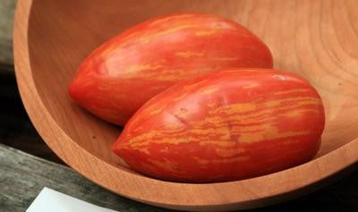 Southern Exposure Seed Exchange - Striped Roman Paste Tomato